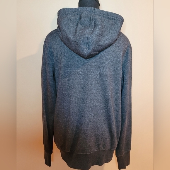 FILA Full Zip Hoodie, Rose Gold, Heathered Dark Grey - Picture 4 of 12